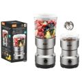 Raf/nima/silver crest/ 2 in 1 Mini Electric Coffee Grinder - Electric Masala Grinder - Juicer Blender - Juicer Blender Grinder - Stainless Steel Material - Spices and Food processor High Quality Machine - Chatni Maker-mini grinder -blender- jucier. 