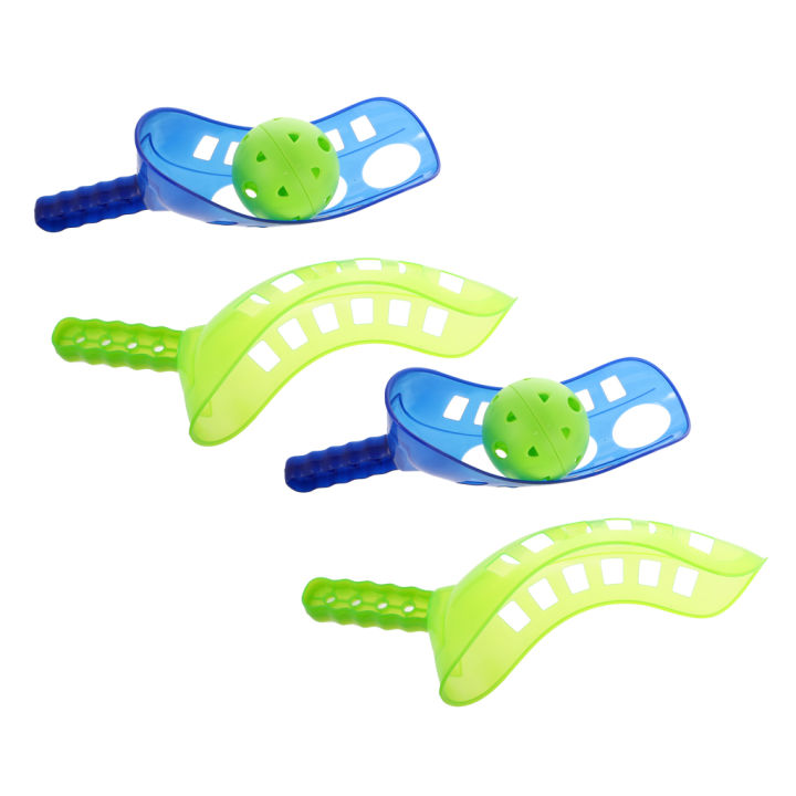 【Nine Dan Store】2 Fun-Air Scoop Ball Toss and Game Outdoor Yard Sport Toy
