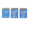 5pcs 4th Generation Intel Core I3 I5 I7 Sticker Label Notebook Decoration Cologo. 