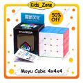 Original Stickerless Moyu Cube 4x4 - Professional 4x4 Rubiks Cube with FREE solving guidance. 