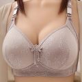 Mix Designs Best Sale Plus Size Underwear Women Wireless Push Up Large Size Bra For Fat Ladies Breathable Full Coverage Bra. 