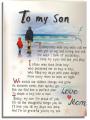 Gift for son  wall art, home decor size 12 x 9 inch. 