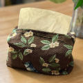 Polyester Tissue Box Paper Drawing *9cm European Design Tissue Case Retro Tissue Cover for Living Room Décor Home Use Office. 
