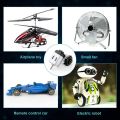 Electronic Science Project Kit – DC Motor Set with Propeller, Switch, Wires, Battery, LEDs & AA Cell. 