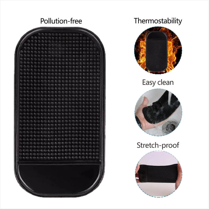 Automobiles for SUV for GPS for Mobile Phone Dashboard Black Non Slip Mat Anti-Slip Pad Sticky Pad Car Anti Slip Mat