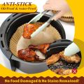 50 Pcs-Easy Air Fryer Liners Non stick in round shape. 