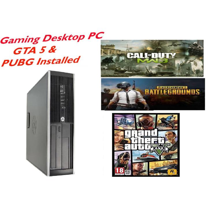 8300 SFF Quad Core i3 3rd Generation gaming pc - 8GB RAM 500GB Hard  Windows 10 - 1GB Graphic card - GTA 5 & PUBG or Call Of Duty Games Installed
