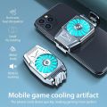 Effective cooling [COD/Ready]Phone Gaming Cooler Portable Phone Radiator Cooling Fan for 4 inches to 6.7inches Phones. 