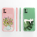 For Samsung A31 Case Aesthetic Phone Cover Soft Liquid Silicone Full Protection Anti Choc Protector For Samsung Galaxy A 31 Capa. 