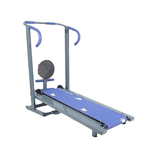 21 Rollers 4 in 1 Multi Functional Foldable Treadmill/Running Machine (Manual) With Baring Rulers System