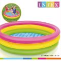 INTEX 57422 - Sunset Glow Baby Pool For Kids Inflatable Kids Bath Tub For Children - 58 x 13 IN - 5FT. 