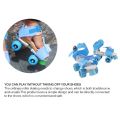 Adjustable Size Children Roller Skates Double Row 4 Wheels Skating Shoes. 