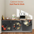Kitchen Cabinet Sticker Waterproof Paper 2x2 foot cabinet wallpaper Kitchen Accessories. 