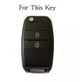 Silicon key Cover For Kia Picanto Black. 