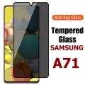 Samsung A71 Privacy Protector 45 Degree HD Tempered Glass Privacy Protector - Black. 