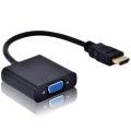 laptop to projector hdmi to vga cable converter adapter HDMI VGA video convertor hdmi-vga cable male to female. 