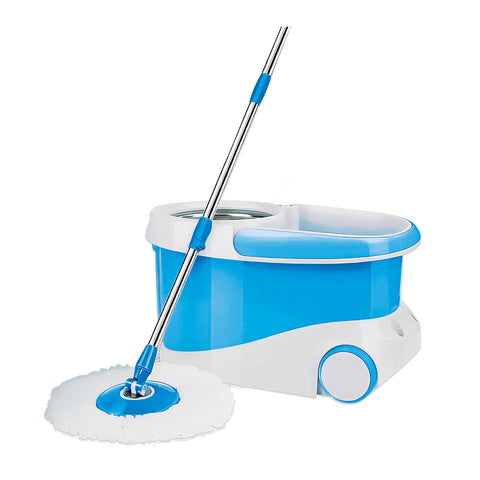 Magic Spin Mop with Bucket - 360° Rotating Head - Spin Mop for Floor Cleaning - 2 in 1 Spin Mop with Bucket - Best Quality Spin Mop for Home Cleaning - Automatic Spin Mop with Low Price - Durable Microfiber Mop for Easy Cleaning