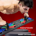 Push Up Board - Pull Up Bar - Gym Equipments - Push Up Stand - Foldable Push Up Board - Multi Functional Bodybuilding Boards - Multi Angle Exercise Pushup Board For Gym - Workout Rack - Weightlifting Gym Bar - Home Gym - Hand Gripper - Hand Strengthener.. 