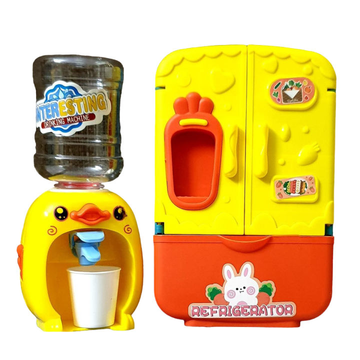 Water Dispenser & Food Storage Refrigerator For Kids Water Fountain Best For Birthday Gift
