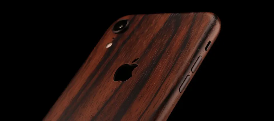 Apple Iphone Dbrand Iphone Xr Real Natural Walnut Wood Premium