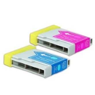 Printer Ink Cartridges=2 (1 Magenta, 1 Cyan) for Brother DCP-130C, 135C, 150C, 330C, 350C, 540CN, 560CN, 750CN, 750CW, 770CW, MFC-230C, 235C, 240C, 260C, 440CN, 465CN, 660CN, 665CW 680CN, 685CW, 845CW, 850CDN, 850CDWN [Imp UK)