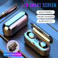 Air F9 Max TWS Bluetooth Earphone LED Display In best price. 