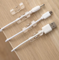 Cable Organizer 20 Pcs Self-Adhesive Cable Clips Organizer Drop Wire Holder Cord Management Wire Organizer Clip - Transparent. 