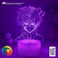 Anime My Hero Academia Shoto Todoroki Led Night Light Lamp for Room Deco Birthday Gift Shoto Todoroki 3d Lamps My Hero Academia. 
