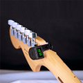 JOYO 1 Piece JT-306 Folk Guitar Tuner Clip-on LCD Digital Tuner Electric Guitar Bass Violin Ukulele Black Guitar Accessories. 