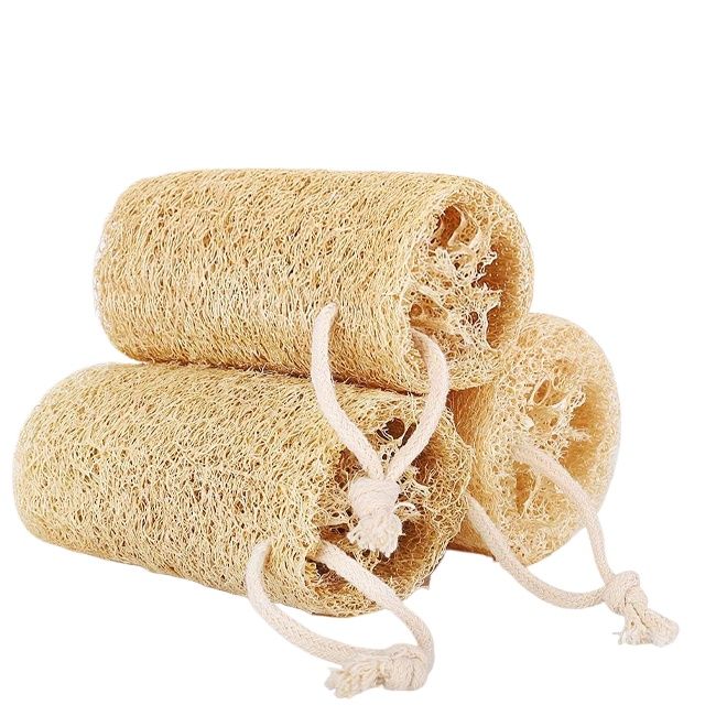 Chiltanpure Body Sponge Exfoliating Natural Loofah for Deep Cleaning Bath And Body