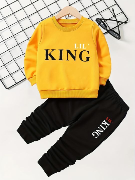 Baby%20Boy'S%20Letter%20Prin%20Clothes%20Long%20Sleeve%20Sweatshirt%20&%20Trousers%20Set,%20Casual%20Fall%20Summer%20Kid'S%20tracksuit%20-%20Image%206