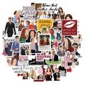 10/50pcs/pack Girl TV Show Graffiti Stickers for Furniture Wall Desk DIY Chair Toy Car Trunk Computer Decal TV Motorcycle. 