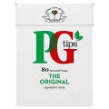 PG Tips Black TEA, Original 80 Imported Pyramid Tea Bags. 