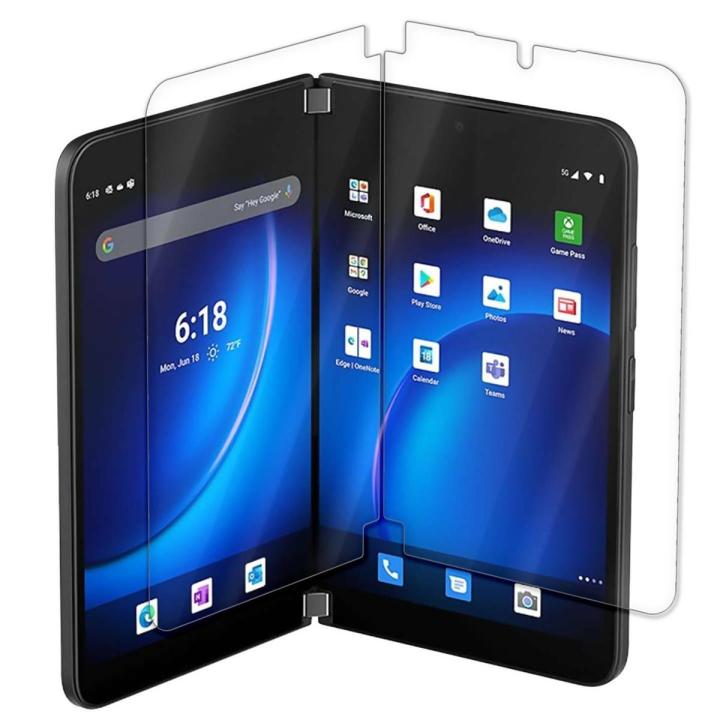 Microsoft surface duo 2 screen protector both side clear jelly hydrogel