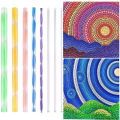 16 Pcs Mandala Dotting Tools for Painting Rocks Mandala Stencils Kit Ball Stylus Clay Sculpting Carving Tools. 