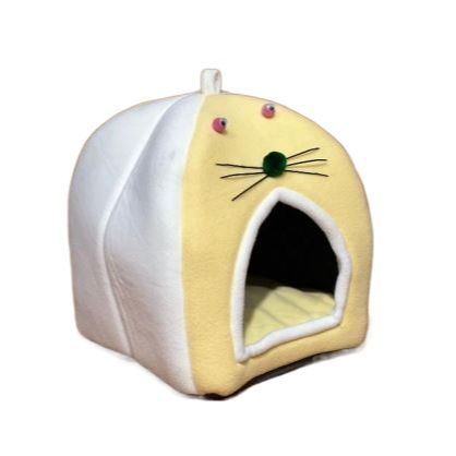 DORAEMON HOUSE L Cat House Pet Bed Sleeping Indoor Cats Kennel Washable Cat Bed Cave Semi Closed Dog Cat Nest for Puppy Cats Kitten Dog