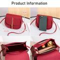 Semi-circle Saddle bag Chic Solid color Shoulder bag Crossbody bag Golden tassel Double layer Small square bag for Casual Daily. 
