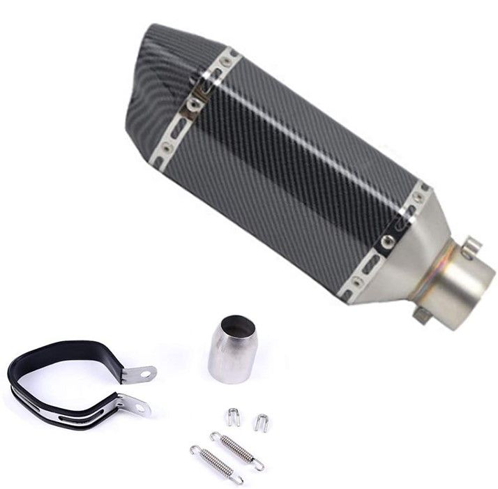 Akrapovic Exhaust with Pipe Muffler For All Bikes - Moto Bike Pot Escape