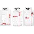 1pc Unisex Hard Plastic ID Business Case Multi-use Badge Protector Cover ID Card Pouch Card Sleeve Work Card Holders Name Card. 