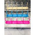 Cloth Holder -Cloth Hanging Hooks Wall -Door Mount Best Quality Hook-Killi-( 5 hook 14 inch length)Multicolor 1 Pc. 