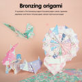 Craft Papers Japanese Style Bronzing Origami Crafting Decorating Paper Accessories. 