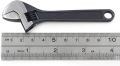 4" Mini Size Adjustable Spanner, 4 inch Black Tiny Wrench Repair Hand Tool, 4 Inch 100mm Wrench Mini Metal Adjustable Spanner Jaw Hand Tool for Repairing, Jaw Capacity 0~14mm. 
