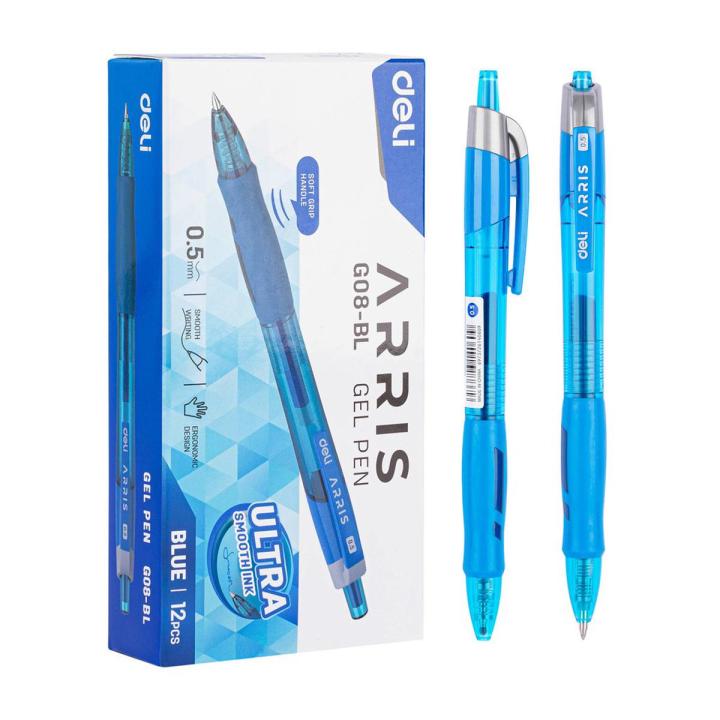 ARRIS Gel Pen Ultra Smooth 0.5 Blue pack of 12 (G08-BL)
