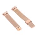 (Ready Stock)For Fitbit Charge 5 Milan Steel Double Buckles Strap Watch Band. 