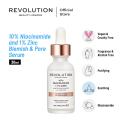 Makeup Revolution London - Skincare Blemish And Pore Refining Serum 10% Niacinamide + 1% Zinc 30ml. 