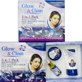 Glow Clean Beauty Cream Set Serum And Face Wash 3in1. 