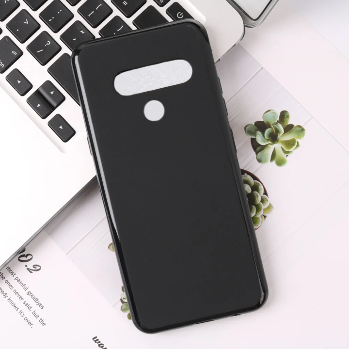 For LG V30 / V35 Thinq Soft TPU Phone Case for LG V30 / V35 Black Shell Silicone Protective Cover