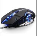 Gaming Mouse With 7 LED RGB Backlit Seven Colour Lighting RGB Mouse Wired Gaming Mouse 2021 Latest Model RGB Gaming Mouse Gaming Accessories Supports all mouse pad and rgb mousepad V-1 PC Mouse Computer Mouse For Gaming. 