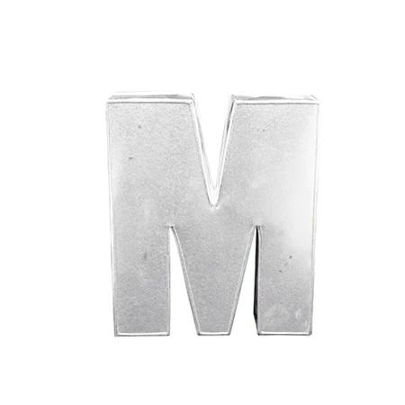 Alphabet Cake Baking Mold Silver Tin (M)