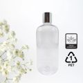 Empty Plastic Bottles with Flip Top Cap & Hand Pump –300ml & 500ml Refillable & Reusable Containers for Lotion, Shampoo, Hair Oil, Liquid Soap, Cosmetic Storage & Travel Use. 
